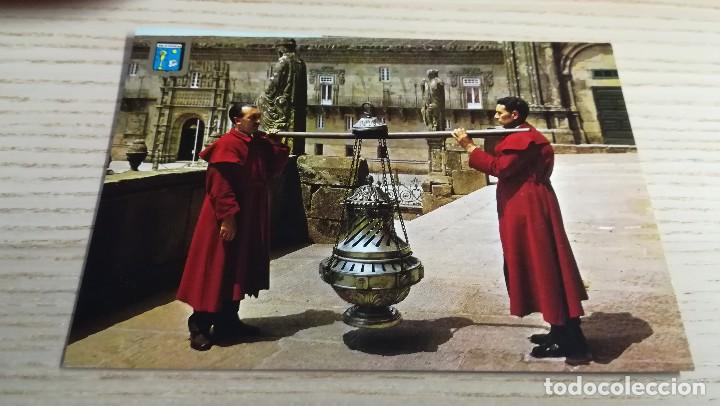 Postales: Postal de Santiago de Compostela. 43. botafumeiro. Escudo de Oro. NO CIRCULADA
