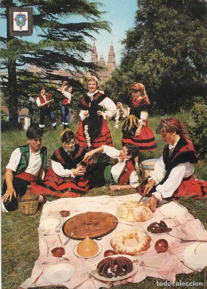 Cartoline: GALICIA. XANTAR DE ROMAXE. N&ordm; 11. ED. DOMINGUEZ