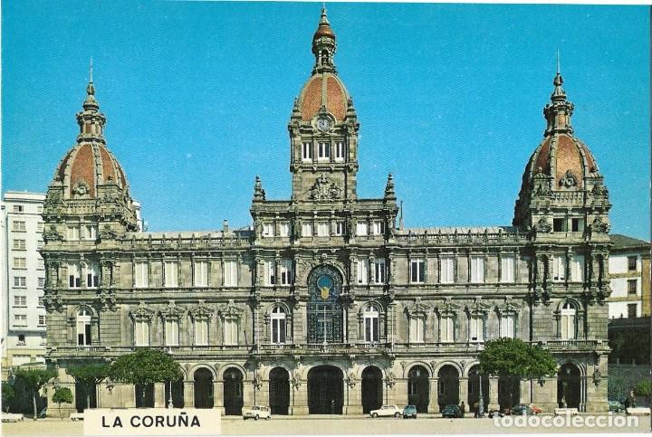 Postales: :::: LC475 - POSTAL - LA CORU&Ntilde;A - PALACIO MUNICIPAL - Foto 1