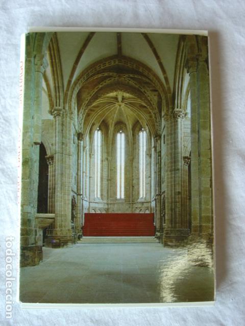 Postales: Santiago-Sto. Domingo de Bonaval-Museo de Pobo Galego.8 Postales 10x15 Fama+3 Finisterre. A&ntilde;os 70&acute;