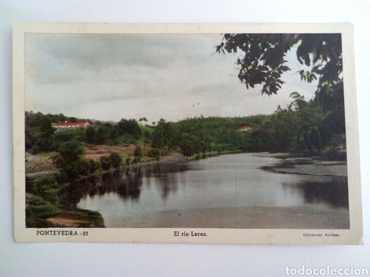 Postales: Postal de Pontevedra. El r&iacute;o Lerez. - Foto 1