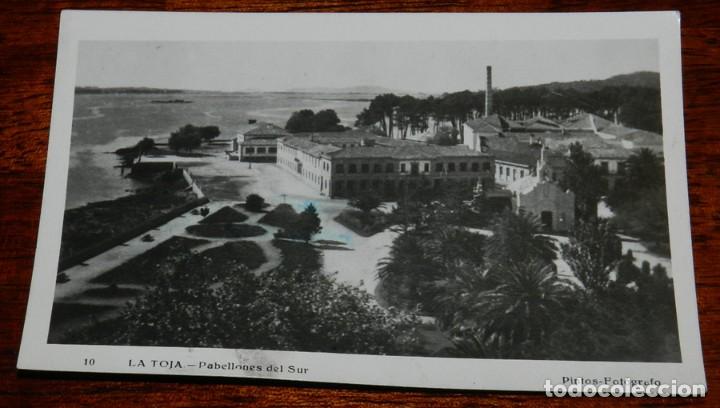 Postkarten: Foto Postal de La Toja, N.10, Pabellones del Sur, no circulada, Fot&oacute;grafo Pintos.