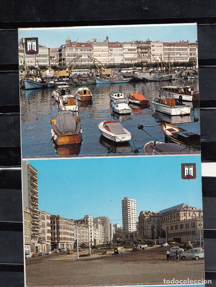 Postales: BLOCK DE 10 POSTALES DE LA CORU&Ntilde;A - Foto 2