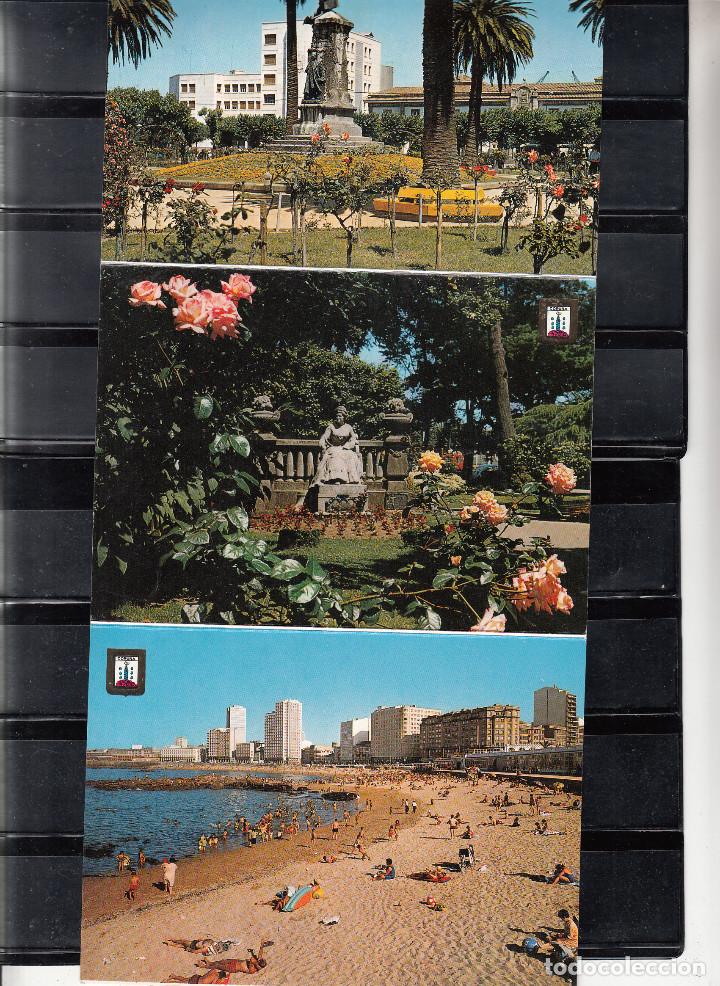 Postales: BLOCK DE 10 POSTALES DE LA CORU&Ntilde;A - Foto 4