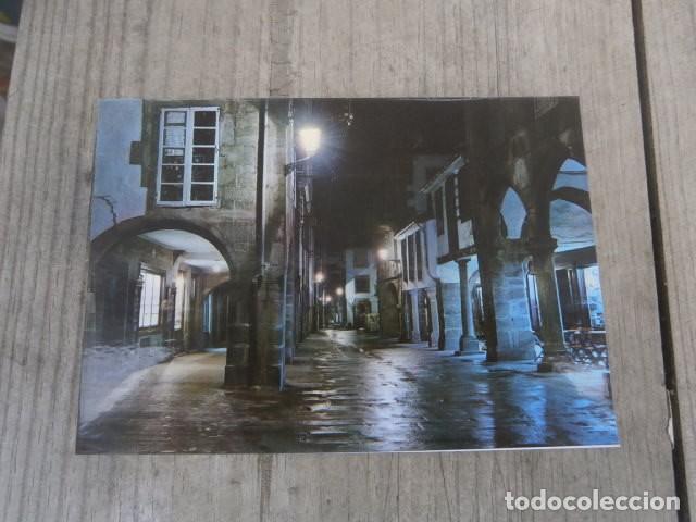 Postales: Postal Santiago de compostela, rua del villar nocturna
