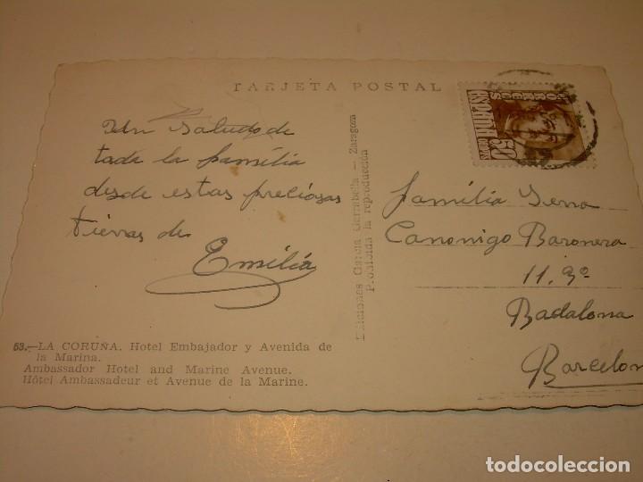 Postales: ANTIGUA POSTAL...LA CORU&Ntilde;A. - Foto 2
