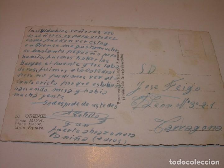 Postales: ANTIGUA POSTAL...ORENSE. - Foto 2