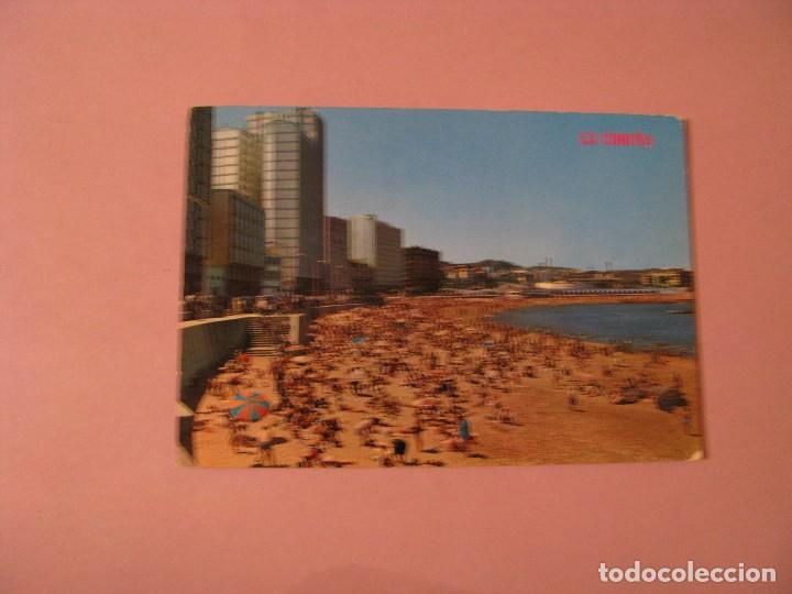 Postales: POSTAL DE LA CORU&Ntilde;A. PLAYA DE RIAZOR. ED. PARIS. - Foto 1