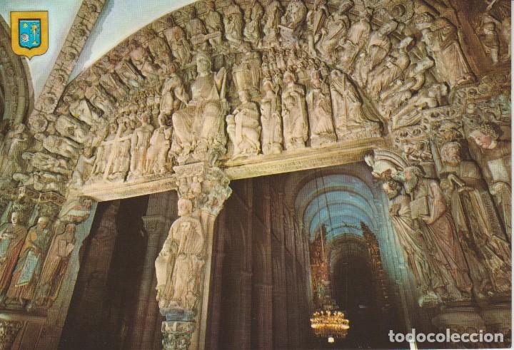 Postales: (25121) SANTIAGO DE COMPOSTELA. PORTICO DE LA GLORIA. DETALLE