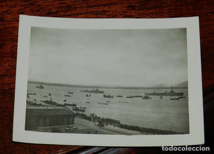 Postcards: FOTOGRAFIA POSIBLEMENTE DE EL FERROL, ESCUADRA ESPA&Ntilde;OLA, MIDE 12 X 9 CMS.