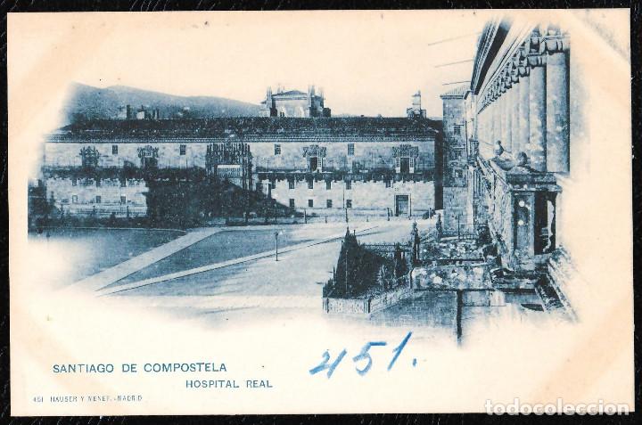 Cartoline: POSTALES - SANTIAGO DE COMPOSTELA. HOSPITAL REAL.