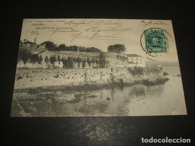 Postales: LA CORU&Ntilde;A BALUARTE DE SAN CARLOS - Foto 1
