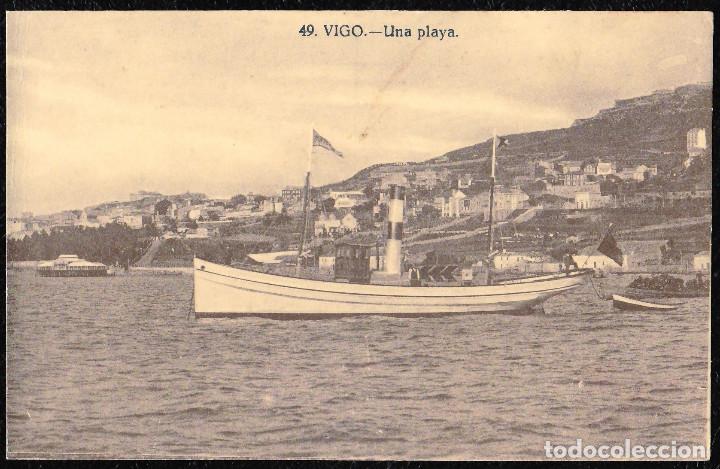 Postales: POSTALES - VIGO. PLAYA. - Foto 1