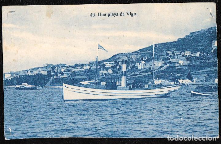 Postales: POSTALES - VIGO. PLAYA. - Foto 1