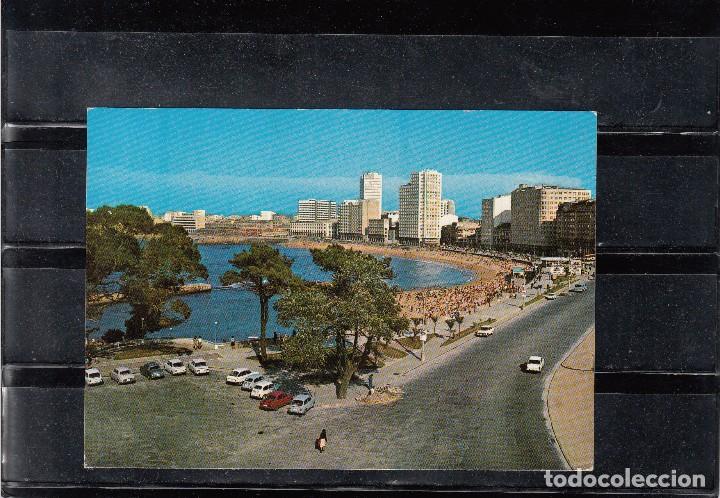 Postales: LA COU&Ntilde;A. PLAYA DE RIAZOR
