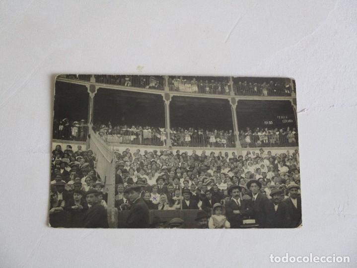 Cartoline: Plaza de Toros de LA CORUNA - 1910 un dia de FUTBOL CORUNA-FERRER