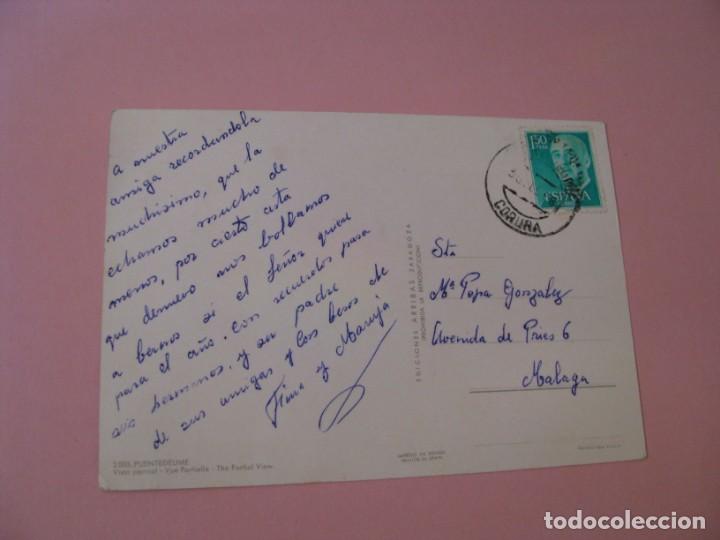 Postales: POSTAL DE PUENTEDEUME. ED. ARRIBAS. CIRCULADA. - Foto 2