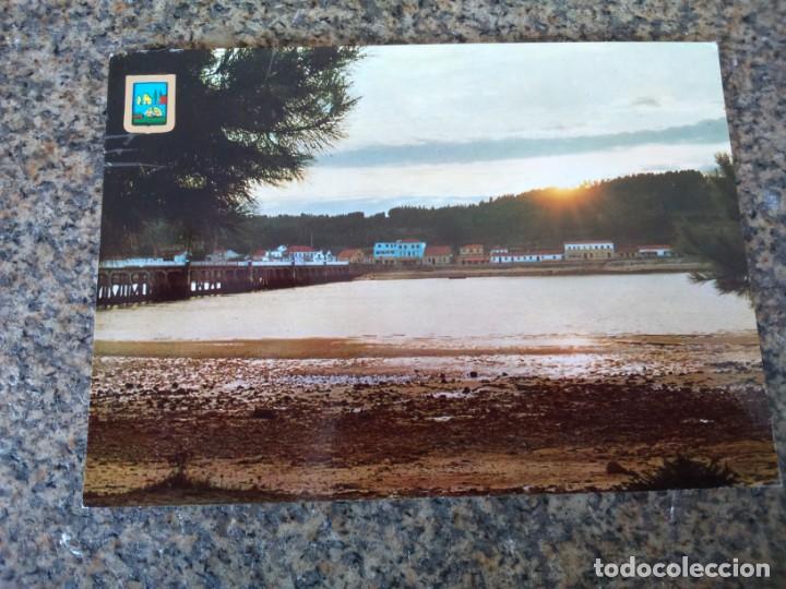 Postales: POSTAL -- LA TOJA - PUESTA DE SOL -- SIN USO --