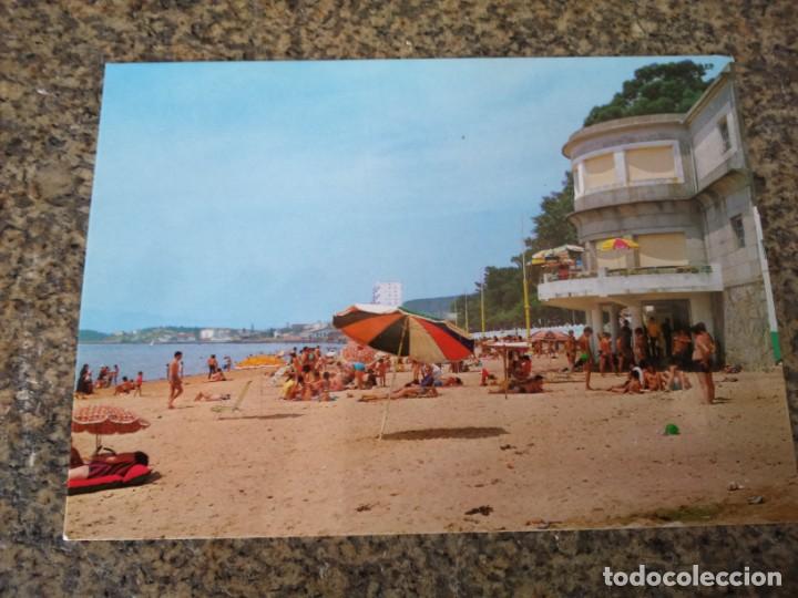 Postales: POSTAL -- VILLAGARCIA DE AROSA - PLAYA DE COMPOSTELA -- SIN USO --