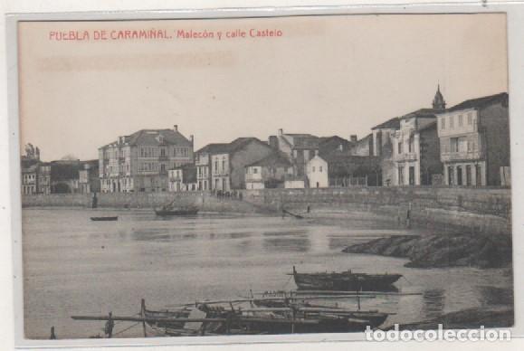 Postcards: PUEBLA DE CARAMI&Ntilde;A. MALEC&Oacute;N Y CALLE CASTELO. FOTOTIPIA THOMAS. SIN CIRCULAR.