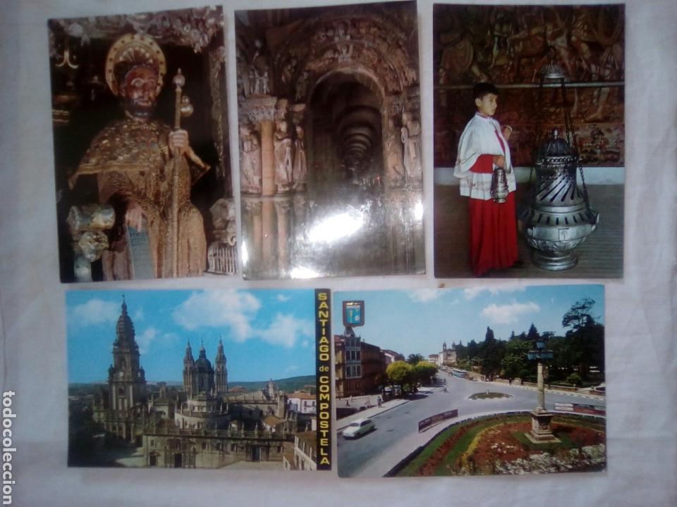 Postales: 5 POSTAL A&Ntilde;OS 70- SANTIAGO DE COMPOSTELA