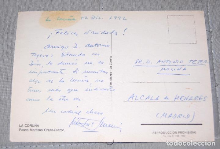 Postales: La Coru&ntilde;a. Paseo mar&iacute;timo Orzan - Riazor. - Foto 2