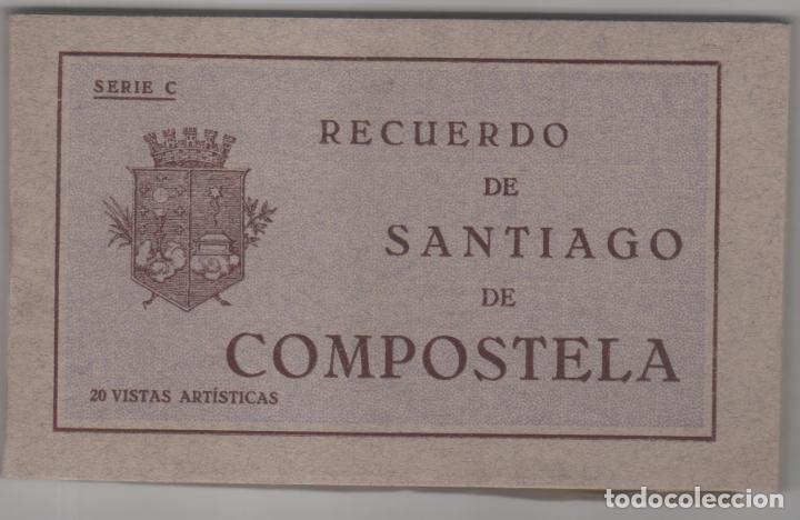 Cartoline: Antiguo &Aacute;lbum de 20 Postales Vistas art&iacute;sticas Santiago de Compostela. El Sol Papeler&iacute;a  .