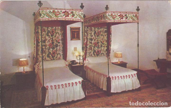 Postales: hostal de los reyes catolicos, habitacion en la planta noble, santiago de compostela