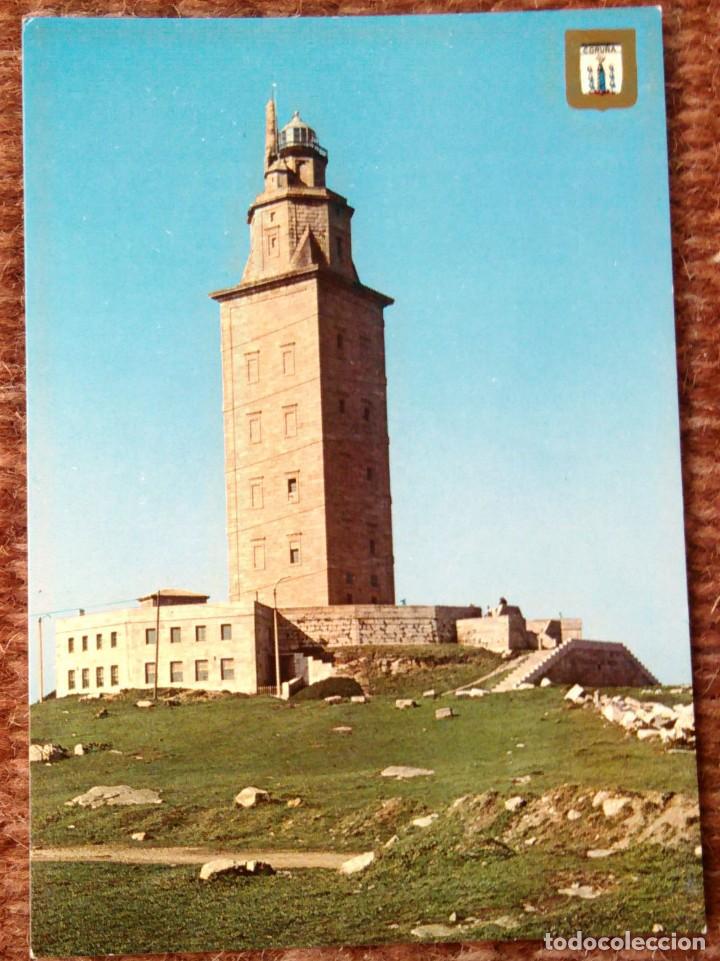 Postales: LA CORU&Ntilde;A - TORRE DE HERCULES - Foto 1
