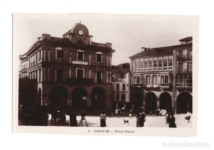Postales: ORENSE.- PLAZA MAYOR - Foto 1
