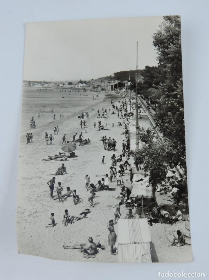 Postcards: FOTO POSTAL DE VILLAGARCIA, PLAYA DE COMPOSTELA, N. 1002, ED. ARRIBAS, NO CIRCULADA.