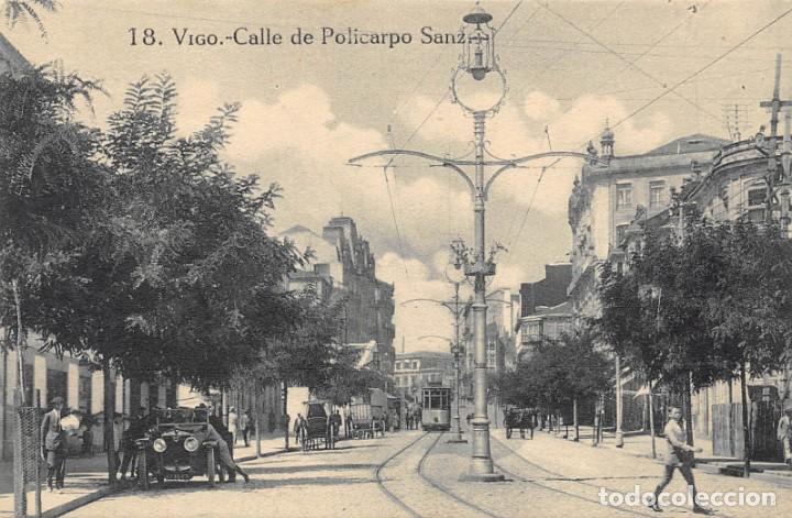 Postales: VIGO.- CALLE DE POLICARPO SANZ