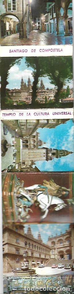 Postales: CARPETA ANTIGUA PEQUE&Ntilde;A CON 20 POSTALES SIN CIRCULAR DE SANTIAGO DE COMPOSTELA TEMPLO DE CULTURA