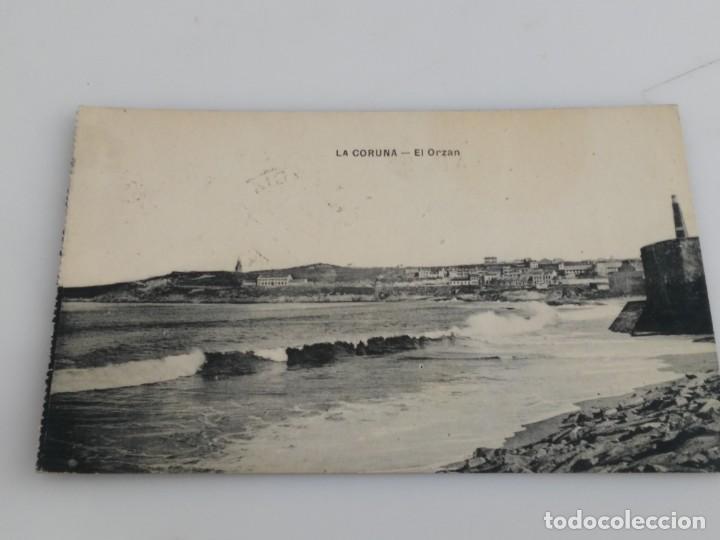 Postales: ANTIGUA POSTAL DE LA CORU&Ntilde;A  EL ORZAN - Foto 1