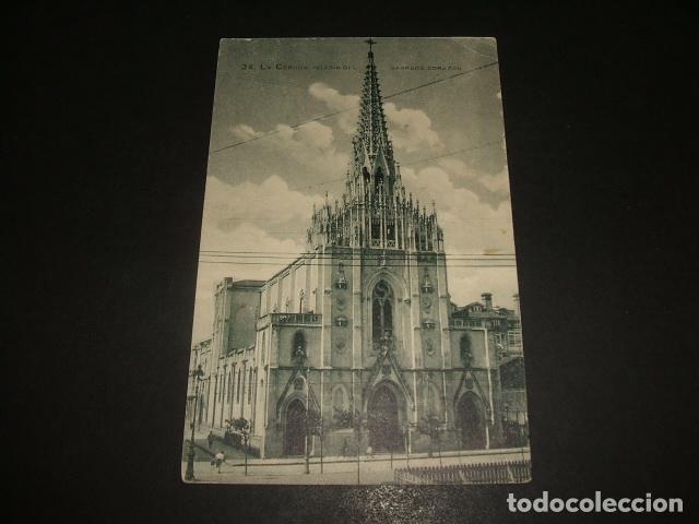 Postales: LA CORU&Ntilde;A IGLESIA DEL SAGRADO CORAZON - Foto 1