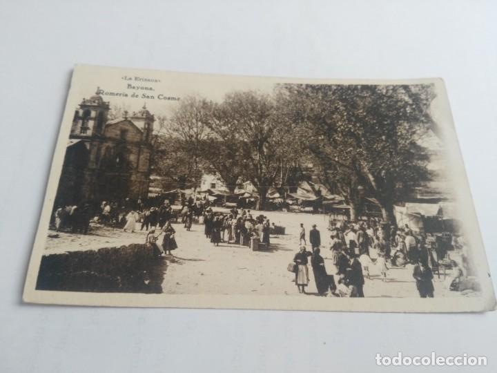 Postales: ANTIGUA POSTAL BAYONA GALICIA  ROMERIA DE SAN COSME  LA ERIZANA
