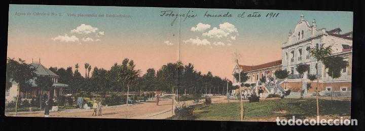 Postcards: AGUAS DE CABREIROA (ORENSE).- VISTA PANOR&Aacute;MICA DEL ESTABLECIMIENTO (DOBLE)
