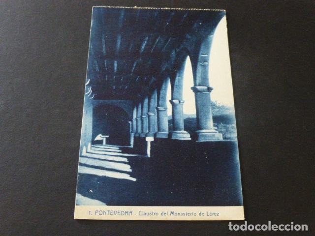 Postales: PONTEVEDRA CLAUSTRO DEL MONASTERIO DE LEREZ - Foto 1