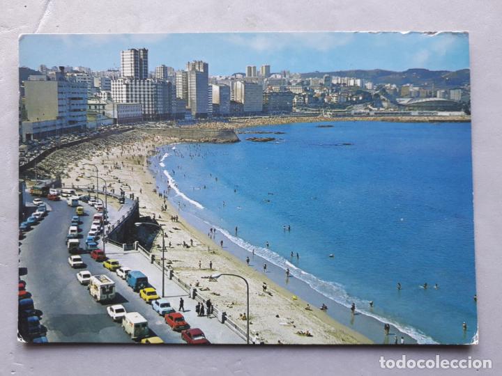 Postales: La Coru&ntilde;a. Playa del Orz&aacute;n. - Foto 1