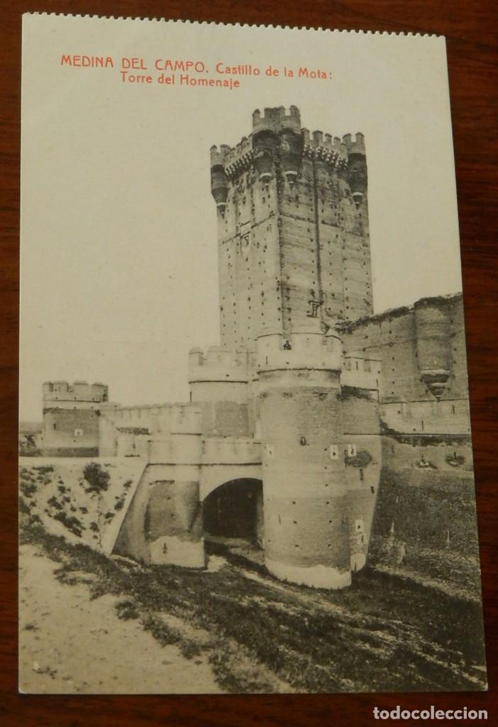 Postkarten: POSTAL DE MEDINA DEL CAMPO, CASTILLO DE LA MOTA, TORRE DEL HOMENAJE, ED. THOMAS, PAPELERIA RICARDO S