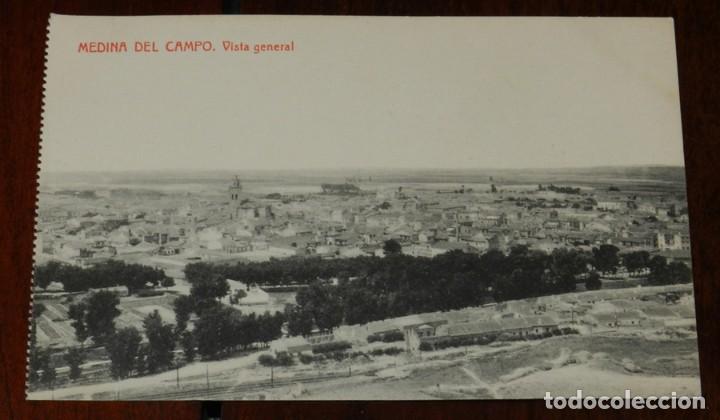 Postcards: POSTAL DE MEDINA DEL CAMPO, VISTA GENERAL, ED. THOMAS, PAPELERIA RICARDO SENDINO, NO CIRCULADA.