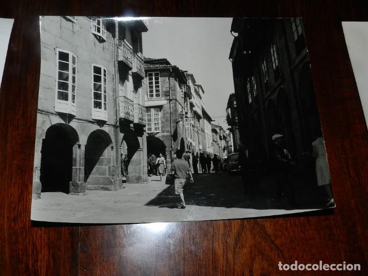 Postcards: ANTIGUA FOTOGRAFIA DE SANTIAGO DE COMPOSTELA, RUA DEL VILLAR, ES MUY GRANDE, MIDE 24 X 18 CMS.