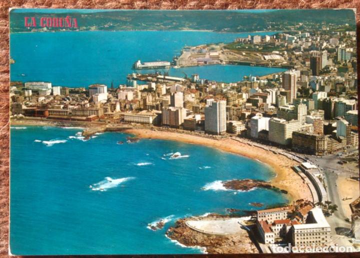 Postales: LA CORU&Ntilde;A - VISTA AEREA - Foto 1