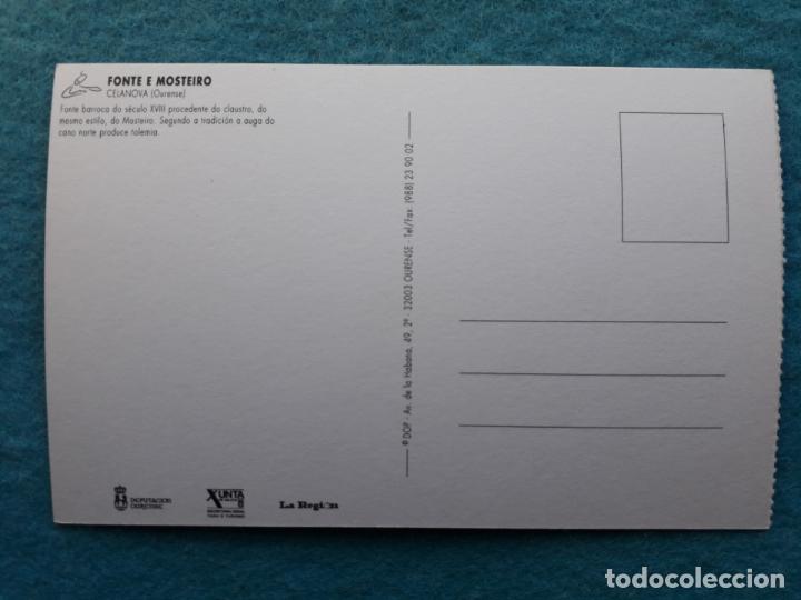 Postales: Fonte e Mosteiro. Celanova. - Foto 2