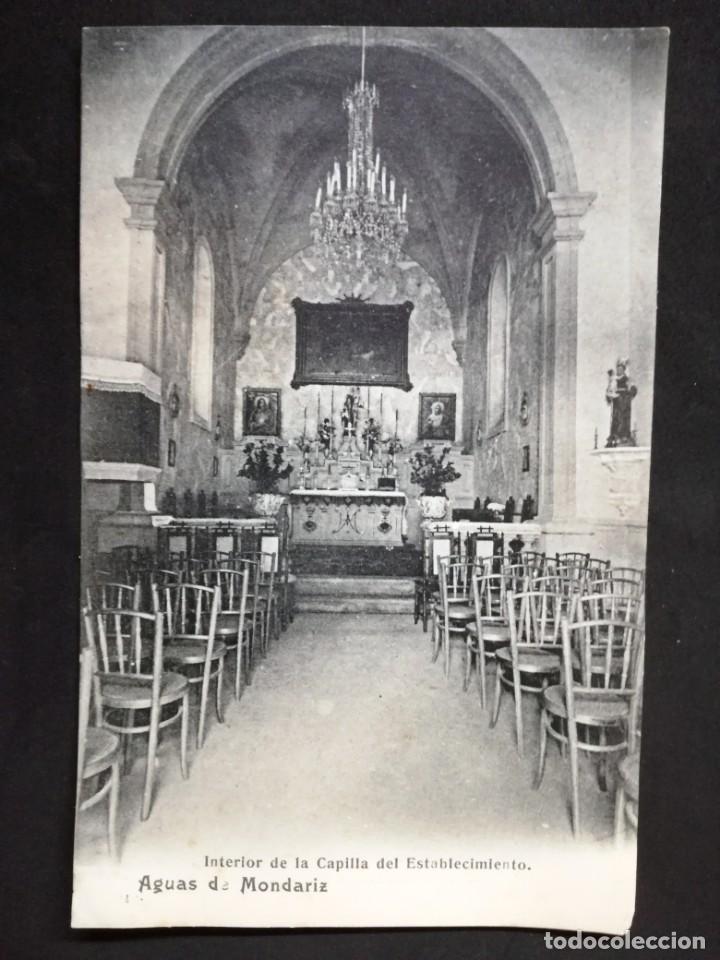 Postales: AGUAS DE MONDARIZ .- INTERIOR DE LA CAPILLA - Foto 1