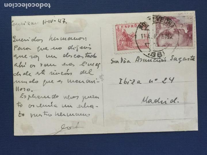 Postales: POSTAL PONTEVEDRA. CIRCULADA 1947. - Foto 2