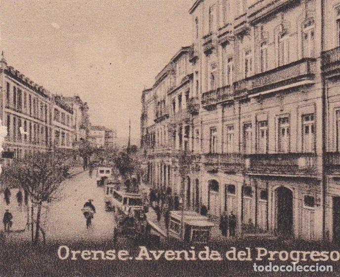 Postales: Postal original. D&eacute;cada 30. Orense. Avenida del Progreso. n&ordm;241 - Foto 1