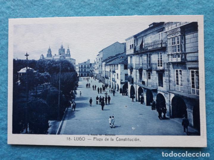 Postales: Lugo. Plaza de la Constituci&oacute;n. - Foto 1