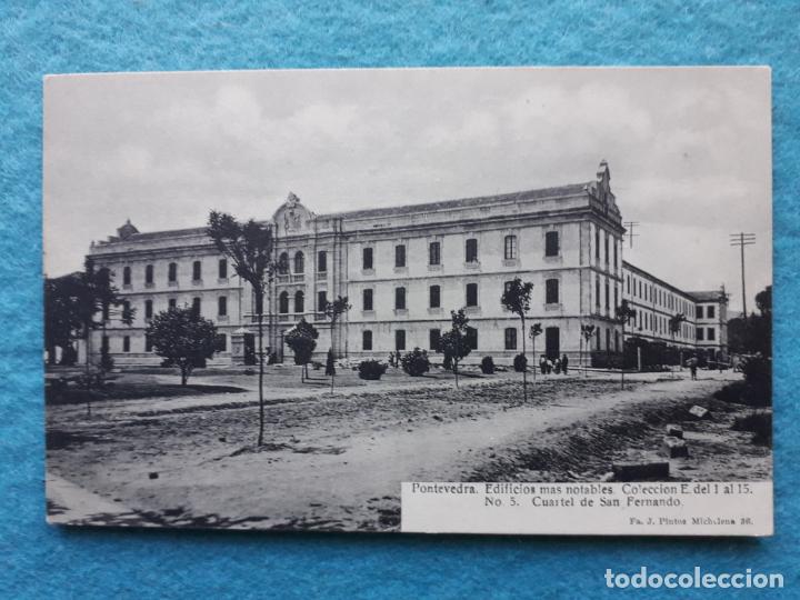 Postales: Pontevedra. Edificios m&aacute;s notables. Cuartel de San Fernando. - Foto 1