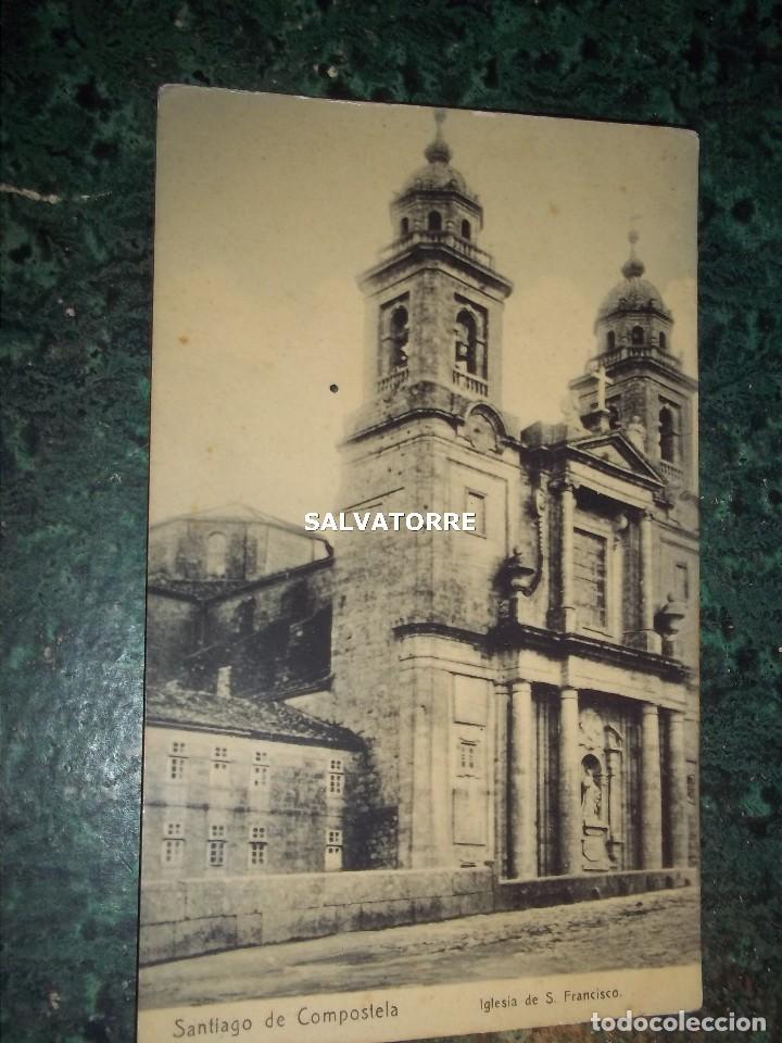 Postales: POSTAL IGLESIA SAN FRANCISCO.SANTIAGO COMPOSTELA.GALICIA.